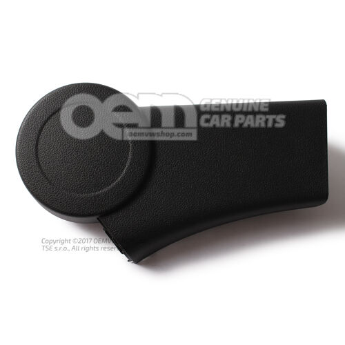 Karfa szegély Szatén fekete 6V0864280A 9B9