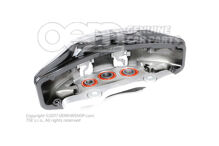 4N0615108AF Audi A8 and A8 quattro Calliper without brake pads size 400x38mm front right (2)