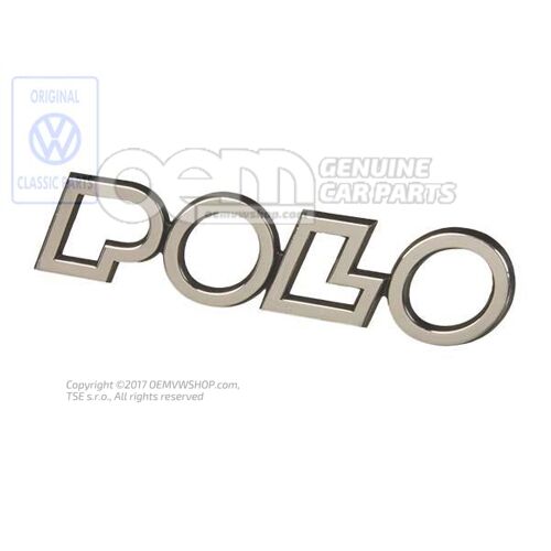 POLO embléma hátul a Polo 6N-hez 6N0853687E Z10