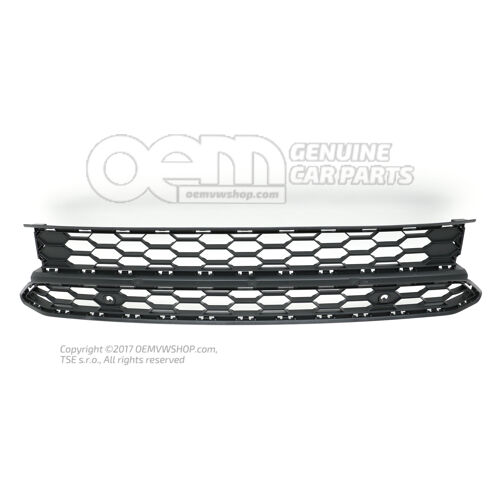 Szellőzőrács szatén fekete Volkswagen Amarok 2H 2H6853671  9B9