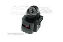 Lapos érintkezőház érintkezőreteszelő mechanizmussal csatlakozó elem központi vezetékkészlet 1J0973715 (2)