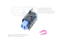 Lapos érintkezőház érintkezőreteszelő mechanizmussal 3G0973708 Lapos érintkezőház érintkezőreteszelő mechanizmussal 3G0973708