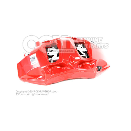 4M0615108BT Audi Q7 and Q8 red Calliper without brake pads size 375x36mm front right