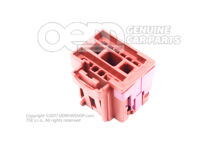 Lapos érintkezőház érintkezőreteszelő mechanizmussal csatlakozóelem kábelköteg belső használatra 4F0972483B