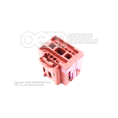 Lapos érintkezőház érintkezőreteszelő mechanizmussal csatlakozóelem kábelköteg belső használatra 4F0972483B