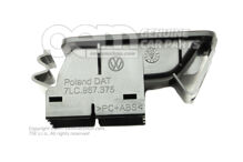 Kapcsoló rögzítés Szatén fekete 7LC867375  9B9