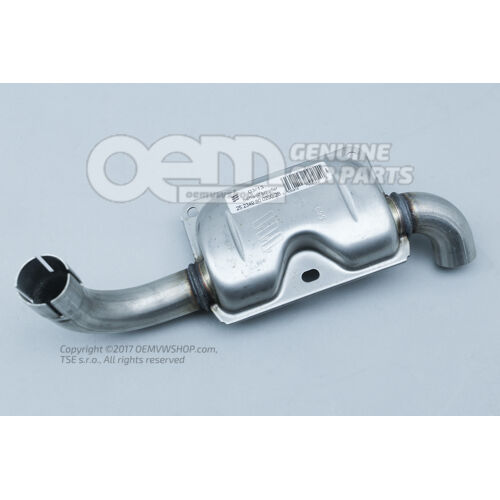 Kipufogócső első hangtompítóval 2E0819506