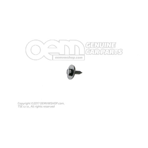 Hexagon sheet metal screw with washer ST4,8X16MM 07147129160