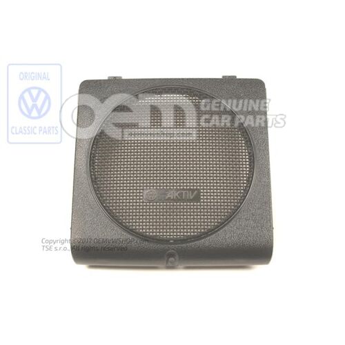 Hangszórókárpit, szatén fekete Golf Mk2 191867149  LN8
