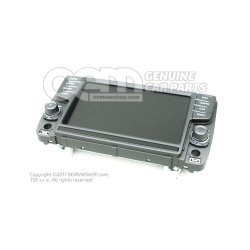 Kijelző egység és kezelőpanel érintőképernyős kijelzővel 5G0919606