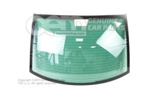 Hátsó ablak (szigetelő üveg) , fűthető Skoda Superb 3U 3U5845051A