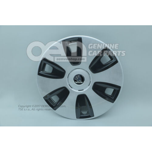 keréktárcsa gyűrűk platina/szürke Skoda Rapid 5J 5JA601147B HVM