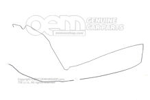 Fékvezeték a csatlakozó darabtól a féktömlőig 8E0611742R