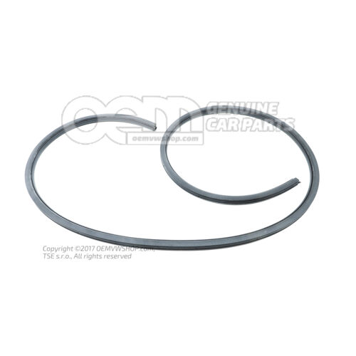 Ajtótömítés, belső szatén fekete 1K5867913C 9B9