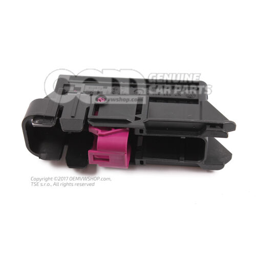 Lapos érintkezőház érintkezőreteszelő mechanizmussal csatlakozóelem a-oszlop 1K0937722D