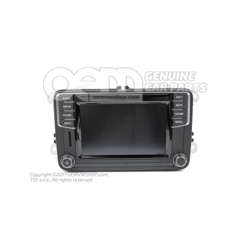 Kijelző és kezelőpanel érintőképernyővel, rádióval, sd kártyaolvasóval, cd meghajtóval és bluetooth kijelzővel 5K7035200F