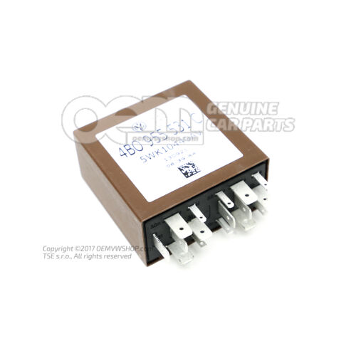 Vezérlőegység ablaktörlő/mosás automatikus intervallumokhoz 4B0955531C
