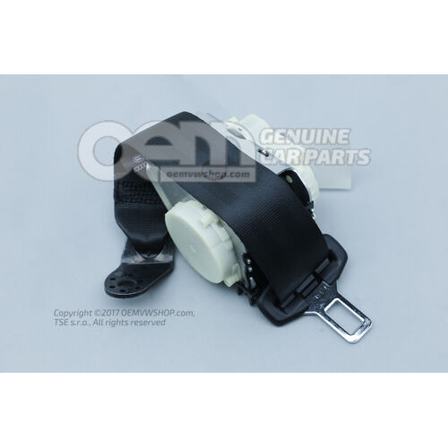 Hárompontos biztonsági öv fekete 5J6857448B RAA