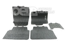 1 készlet minden időjáráshoz használható lábszőnyeg, titán fekete 10B061500  82V (1)