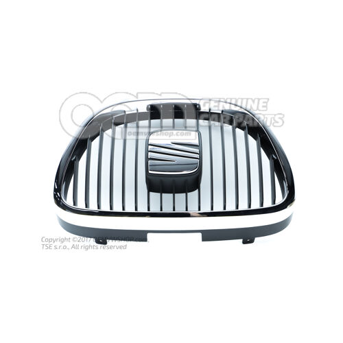 Hűtőrács szatén fekete 5P0853651A 9B9