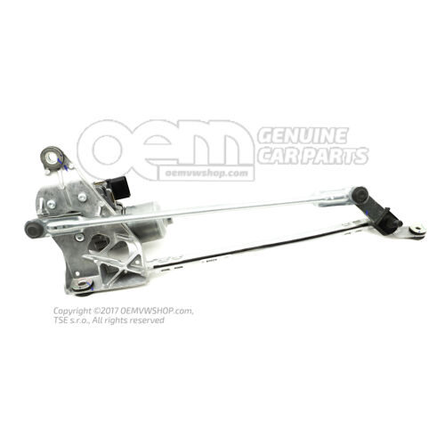 Ablaktörlő rögzítés ablaktörlő motorral (utasoldali) - balkormányos 4S1955024F