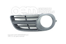 Ködlámpa borítás szatén fekete Skoda Fabia 6Y 6Y0853666F 9B9 (1)