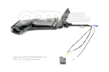 Digitális külső tükör fekete magasfényű 4KE857409C T94