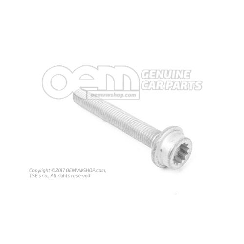 Aljzatfejű gallércsavar belső többpontos fejjel M10X70 N  10625901