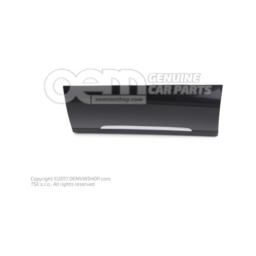 Panel a rekeszhez matt fekete 5G1857337C CKK