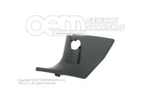 A-oszlop díszítő szatén fekete 1J1863483H B41