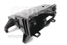 Vezetőkeret szatén fekete 5N0882600  9B9