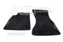 garnitúra magas szálú padlószőnyeg (textil) soul (fekete) 4GD061275  6PS