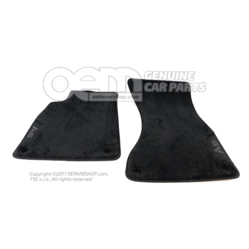 garnitúra magas szálú padlószőnyeg (textil) soul (fekete) 4GD061275  6PS