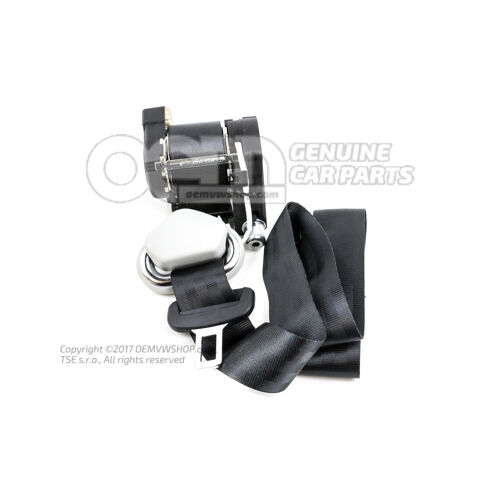 Hárompontos automata ülés fekete Volkswagen Caddy 2K 2K5857805E RYV