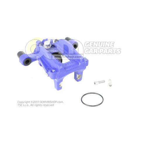 Volkswagen Golf 8R blue calliper for brakes size 310x22mm rear left 5WA615423BSQ5