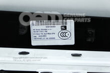 Díszléc ajtókárpitos panelhez Fekete/alumínium 760867419B PGE (2)