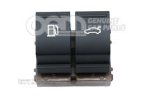 Nyomógomb a csomagtérajtó és az üzemanyagtartály fedelének működtetéséhez fekete/fehér 3C0959903B REH