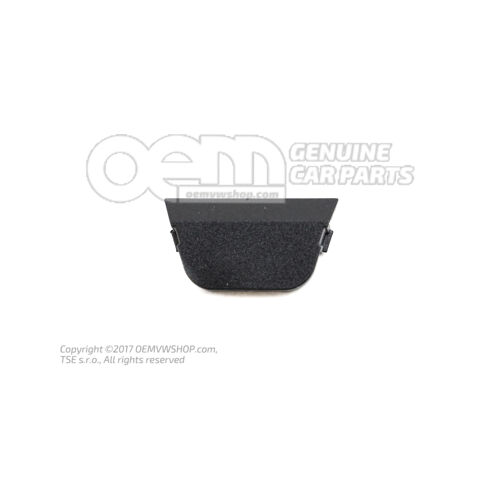 Szatén fekete sapka 5L0853140  9B9