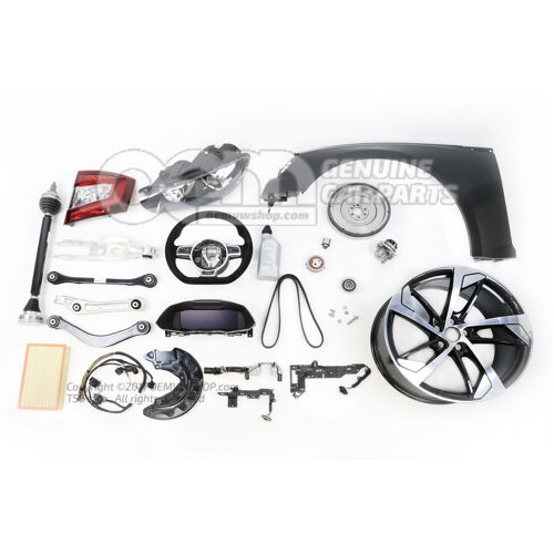 Fejtámla huzattal (bőr), állítható mustangbarna 8K0885973APS49