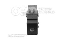 Kapcsoló elektromos ablakemelőhöz fekete/króm 5K0959855  XSH