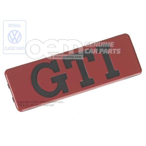 GTI oldalsó jelvény Golf Mk2 191853714  QN5