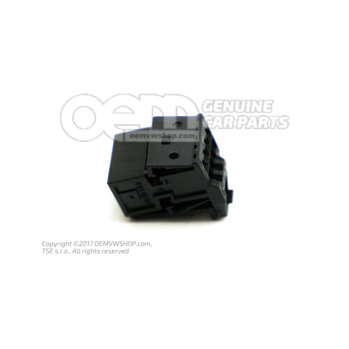 Lapos érintkezőház érintkezőreteszelő gombbal az elektromechanikus rögzítőfékhez 3D0972724