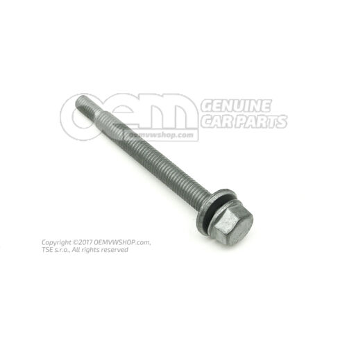 Hatlapú karimás csavar (kombi) M10X81-M8X8 méretű WHT008666