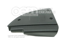 A motortér burkolata szatén fekete 8N0103927B 01C