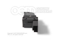 Nyomógomb a tartályfedél működtetéséhez fekete 7L6959833B 3X1 (1)