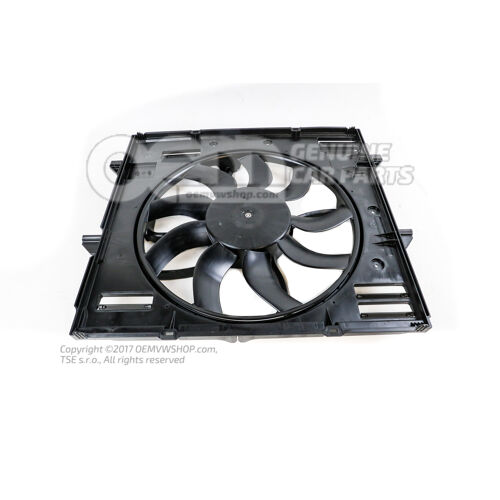 Hűtőventilátor ventilátorgyűrűvel 2H0121203T