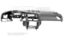 Műszerfal légcsatorna lélekkel (fekete) 8T1857003D 24A