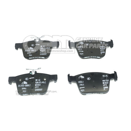 1 készlet fékbetét tárcsafékhez 3Q0698451S