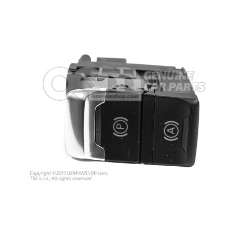 Elektromechanikus rögzítőfék kapcsoló -EPB- nero standard 8K2927225D WEP