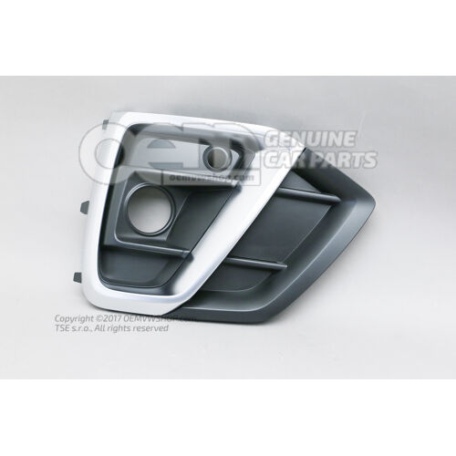 Légvezető rács Szatén fekete/alu szabvány 80A807679AGCOX